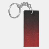 Glittergradiënt voor zwart-rood sleutelhanger (Voorkant Links)