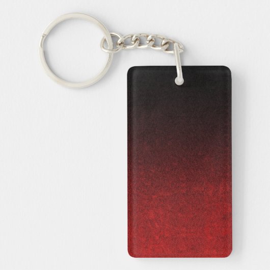 Glittergradiënt voor zwart-rood sleutelhanger (Voorkant)