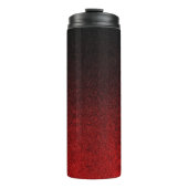 Glittergradiënt voor zwart-rood thermosbeker (Voorkant)
