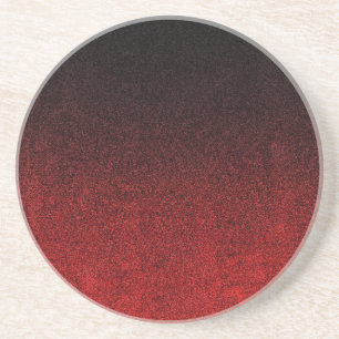 Glittergradiënt voor zwart-rood zandsteen onderzetter