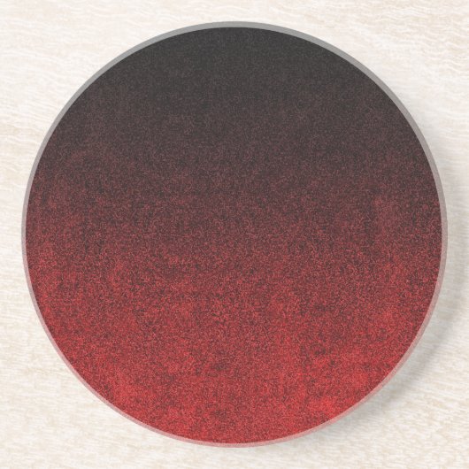 Glittergradiënt voor zwart-rood zandsteen onderzetter (Voorkant)