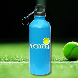Glittergroene tennis met tennisbal sticker