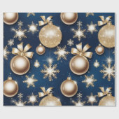 Glitterie Ornamenten Cadeaupapier (Vlak)