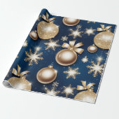 Glitterie Ornamenten Cadeaupapier (Uitgerold)