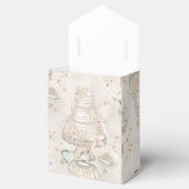 Glitterig bruids huwelijkspatroon bedankdoosjes (Geopend)