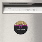 Glitterig goud en zwart magneet (Insitu (Vaatwasser))