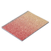 Glitterig Gouden Meloen Notitieboek (Linkerzijde)