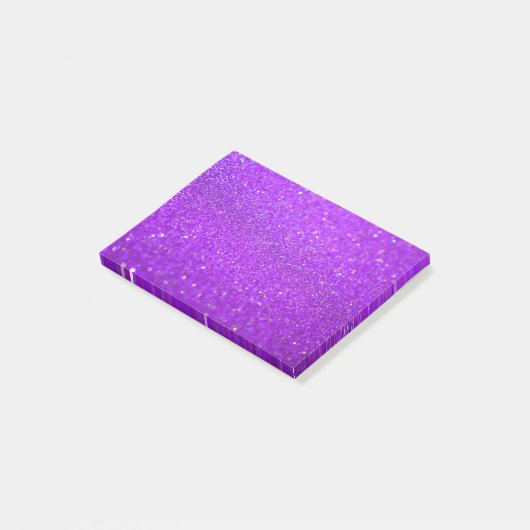 Glitterig Paars Post-it® Notes (Schuin)