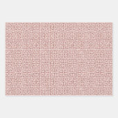 Glitterig Roos Gold Inpakpapier Vel (Voorkant 3)