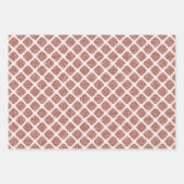 Glitterig Roos Gold Inpakpapier Vel (Voorkant)