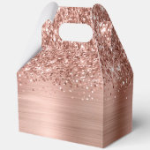 Glitterig Roos Gouden Glam Sweet Sixteen Bedankdoosjes (Achterkant)