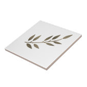 Glitterig Rustiek Goud Blad Gift Decor Party Favor Tegeltje (Zijkant)