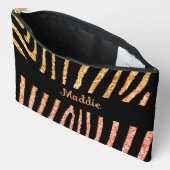 Glitterig Zebra Stripes Patroon Etui (Open)