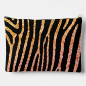Glitterig Zebra Stripes Patroon Etui (Achterkant)