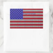 Glitterige Amerikaanse vlag Stickers (Tas)