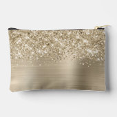 Glitterige Bleke Gouden Glam Naam Etui (Achterkant)