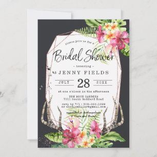 Glitterige Boho Tropische Hertenhoorn Bruiloft Fee