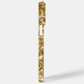 Glitterige Goud Glam Handtekening Case-Mate iPhone Case (Achterkant / Rechts)