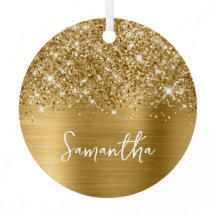 Glitterige Gouden Glam Naam