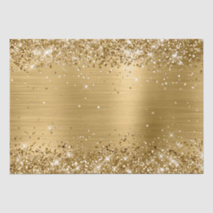 Glitterige Gouden Ombre Folie Tissuepapier
