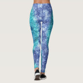 Glitterige multi gekleurde Leggings (Achterkant)