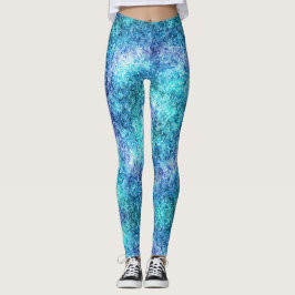 Glitterige multi gekleurde Leggings