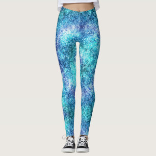 Glitterige multi gekleurde Leggings