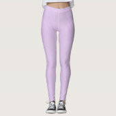 Glitterige Pastel Lila Broek Leggings (Voorkant)
