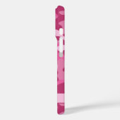 Glitterige Roze Camouflage Gepersonaliseerd Case-Mate iPhone Case (Achterkant / Links)