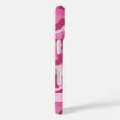 Glitterige Roze Camouflage Gepersonaliseerd Case-Mate iPhone Case (Achterkant / Rechts)