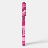 Glitterige Roze Camouflage Persoonlijk Case-Mate iPhone Case (Achterkant / Rechts)