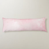 Glitterige Roze Geborstelde Polyester Body Pillow Lichaamskussen (Achterkant)