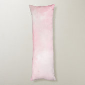 Glitterige Roze Geborstelde Polyester Body Pillow Lichaamskussen (Achterkant (Verticaal))
