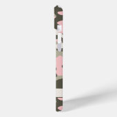 Glitterige Roze Groene Camouflage Gepersonaliseerd Case-Mate iPhone Case (Achterkant / Links)