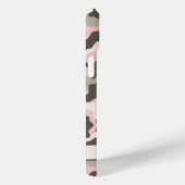 Glitterige Roze Groene Camouflage Gepersonaliseerd Case-Mate iPhone Case (Achterkant / Rechts)