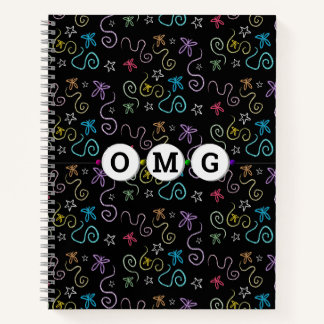 Glitterige vlinders - Faux Glitter Patroon Notitieboek