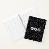 Glitterige vlinders - Faux Glitter Patroon Notitieboek (Binnen)