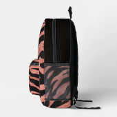 Glitterige zebraprint  bedrukte rugzak (Rechts)
