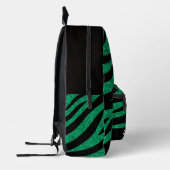 Glitterige zebraprint rugzak (Links)