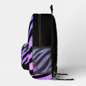 Glitterige zebraprint rugzak (Rechts)
