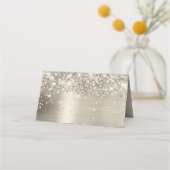 Glitterij Platinum Folie leeg Plaatskaartje (Achterkant)