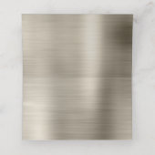 Glitterij Platinum Folie leeg Plaatskaartje (Binnenkant ongevouwen)