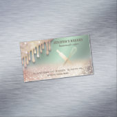 Glitterijgoud als rolpin whisky chef bakkerij magnetisch visitekaartje (Voorbeeld)