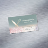 Glitterijgoud als rolpin whiskykok magnetisch visitekaartje (Voorbeeld)