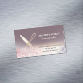 Glitterijgoud als rolpin whiskykok magnetisch visitekaartje (Voorbeeld)