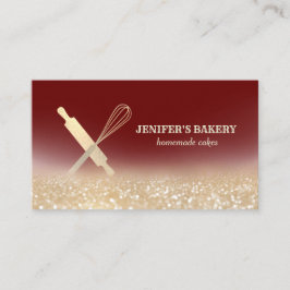 Glitterijgoud als rolpin whiskykok visitekaartje