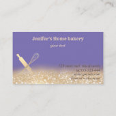 Glitterijgouddruppels voor het rollen van whiskyko visitekaartje (Achterkant)