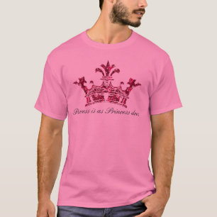 glitterimage23, prinses is net als Princess T-shirt
