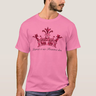 glitterimage23, prinses is net als Princess T-shirt