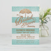 Glittering Blauwgroen bandstaal Vrijgezellenfeest  Kaart (Staand voorkant)